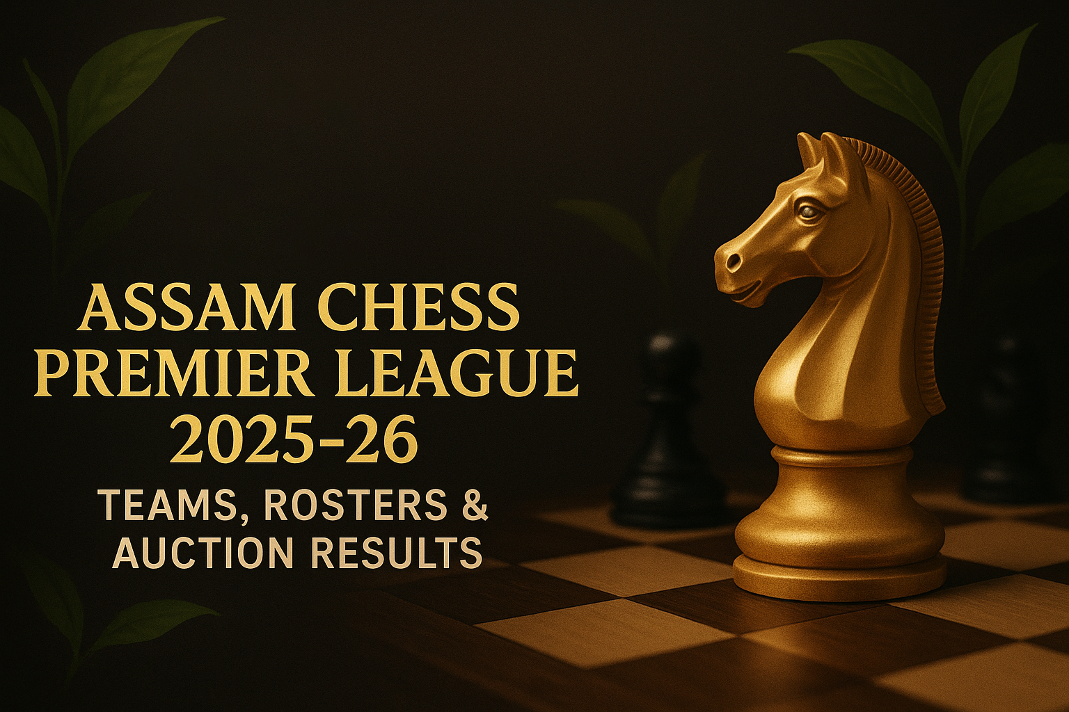 Read more about the article Assam Chess Premier League 2025–26: Teams, Rosters & Auction Results